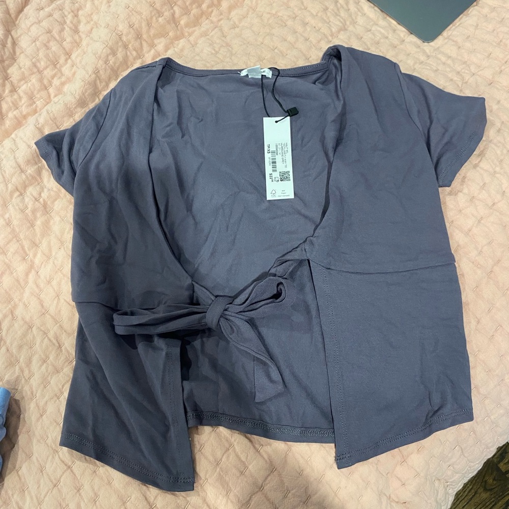 Garage front tie shirt